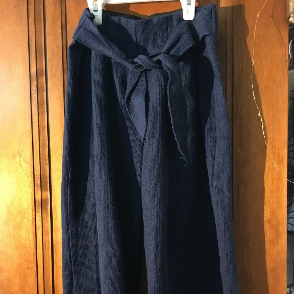COPY - Zara Kids Loose Wide Legged Navy Pants